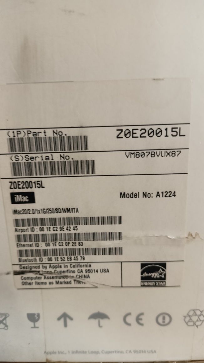 Komputer iMac A1224