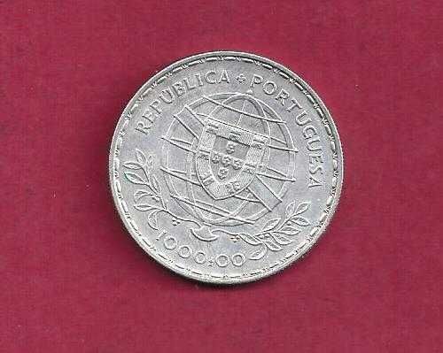 Camões Moeda  1.000 Escudos  centenario  da morte   Prata