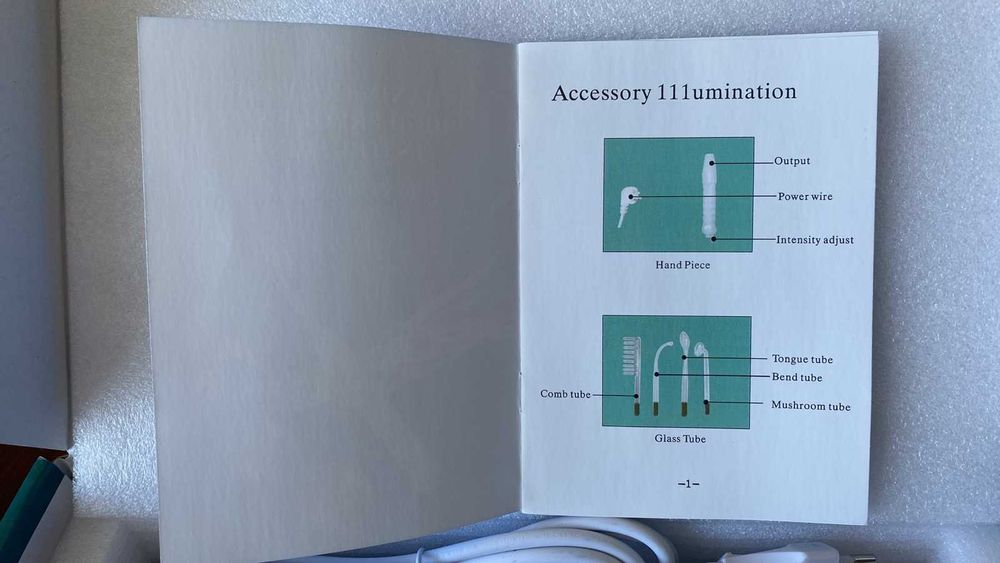 Аппарат дарсонваль LoveLines Portable high frequency LZ 006A 4 насадки