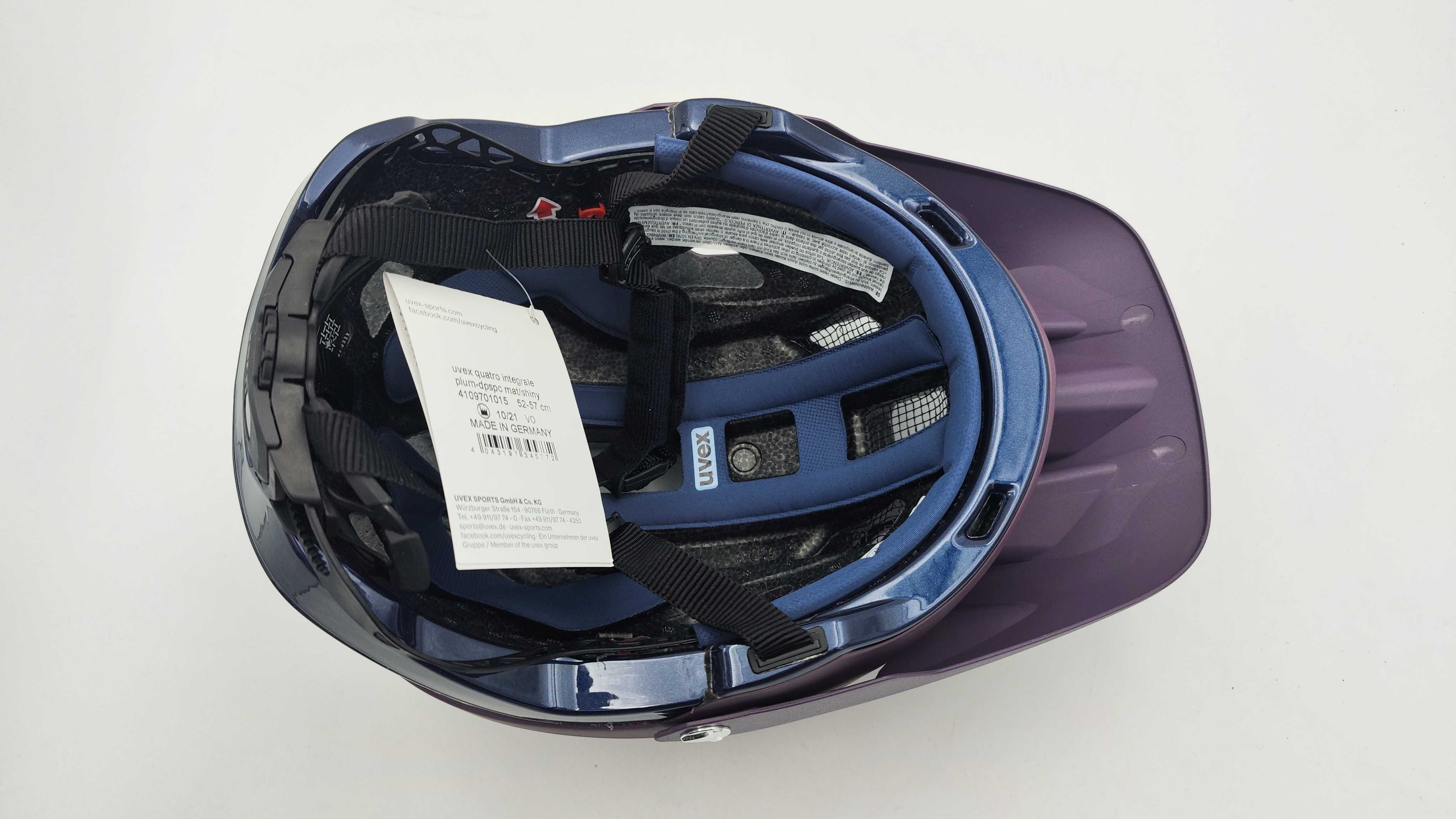 Kask rowerowy Uvex Quatro Integrale r. M 52-57 cm (AG8)