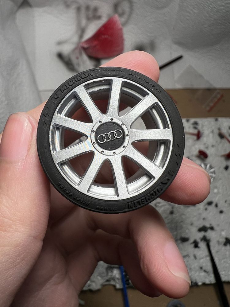 Ekskluzywny zestaw kół do Audi RS5 w skali 1/18 Otto mobile