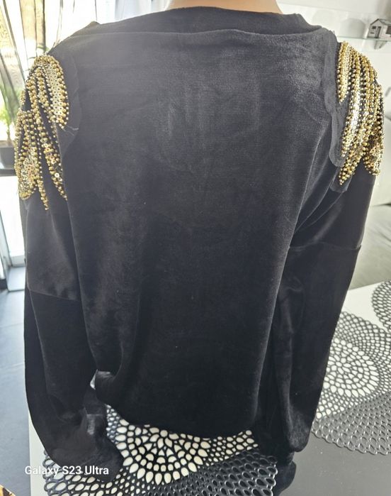 Nowy welurowy dres damski L/XL