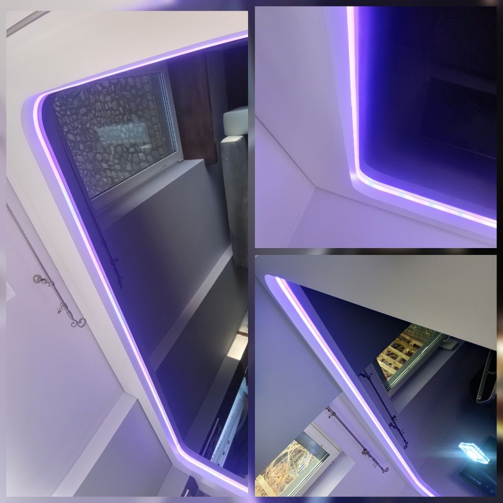 Sufit napinany folia połysk mat satyna 3D