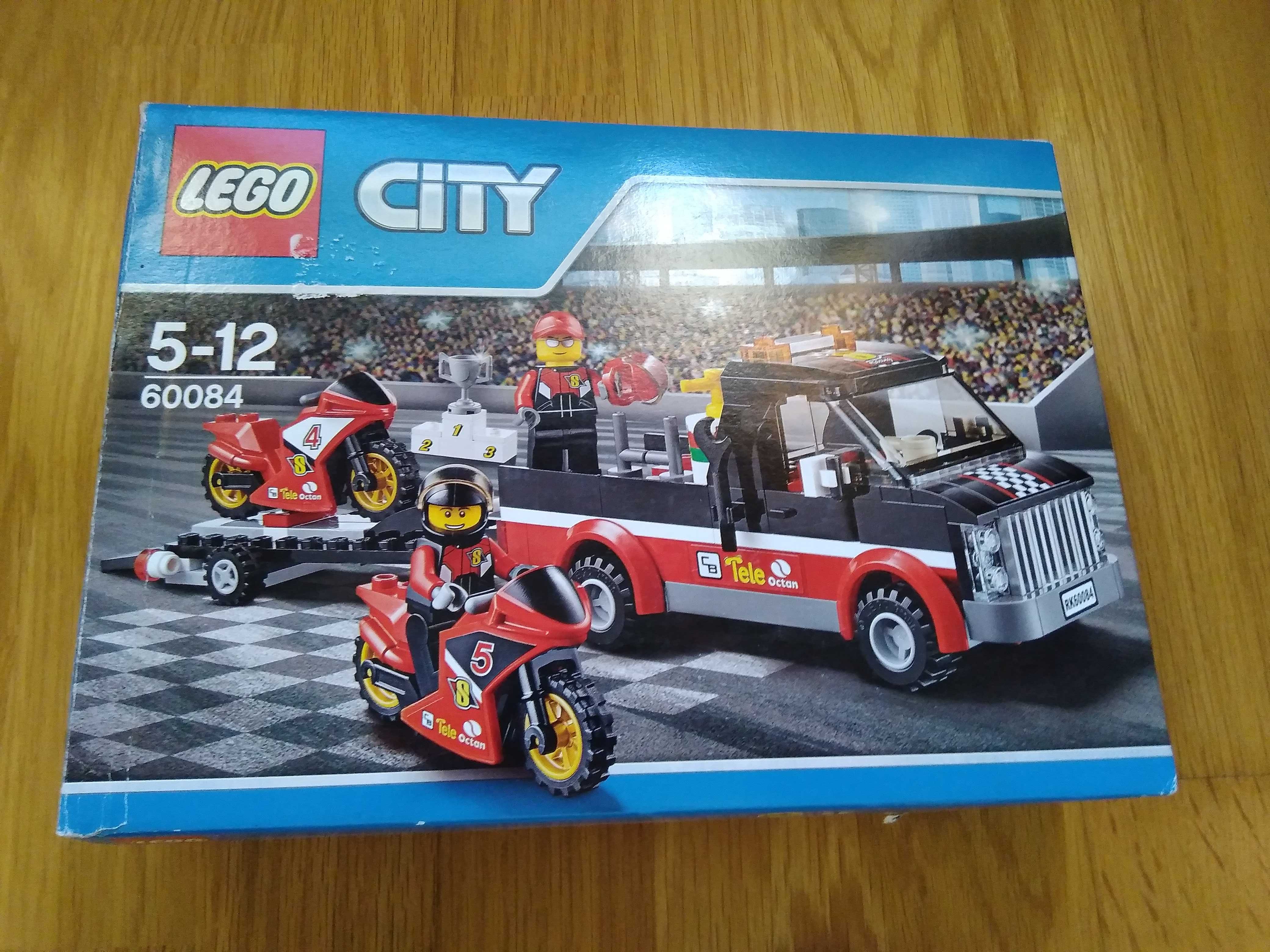 Lego city 60084 com caixa e instruções