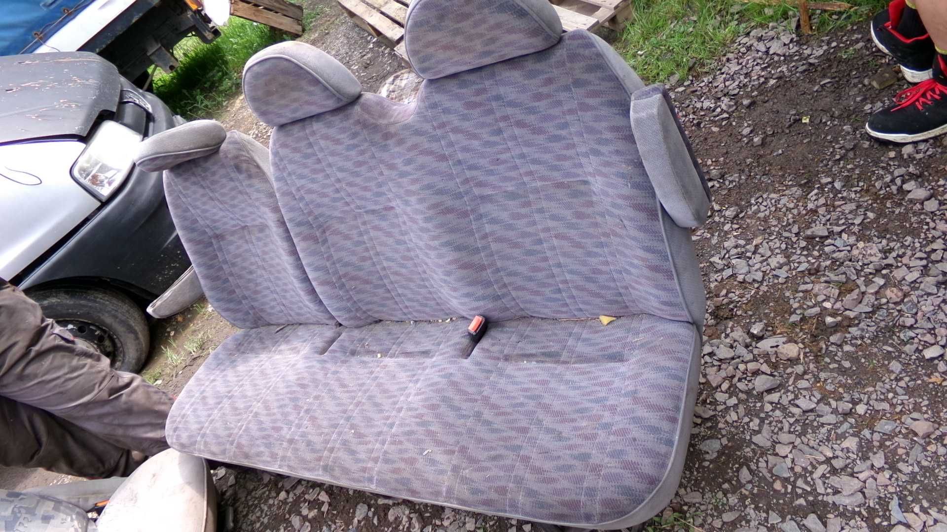 Cze5 Kanapa 3 osobowa siedzenie fotele fotel bus kamper ławka
