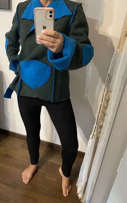 Świetna kurtka filc L