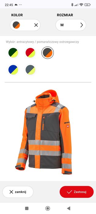 Elgenbertstrauss Kurtka zimowa softshell e.s motion 24/7. Rozmiar M