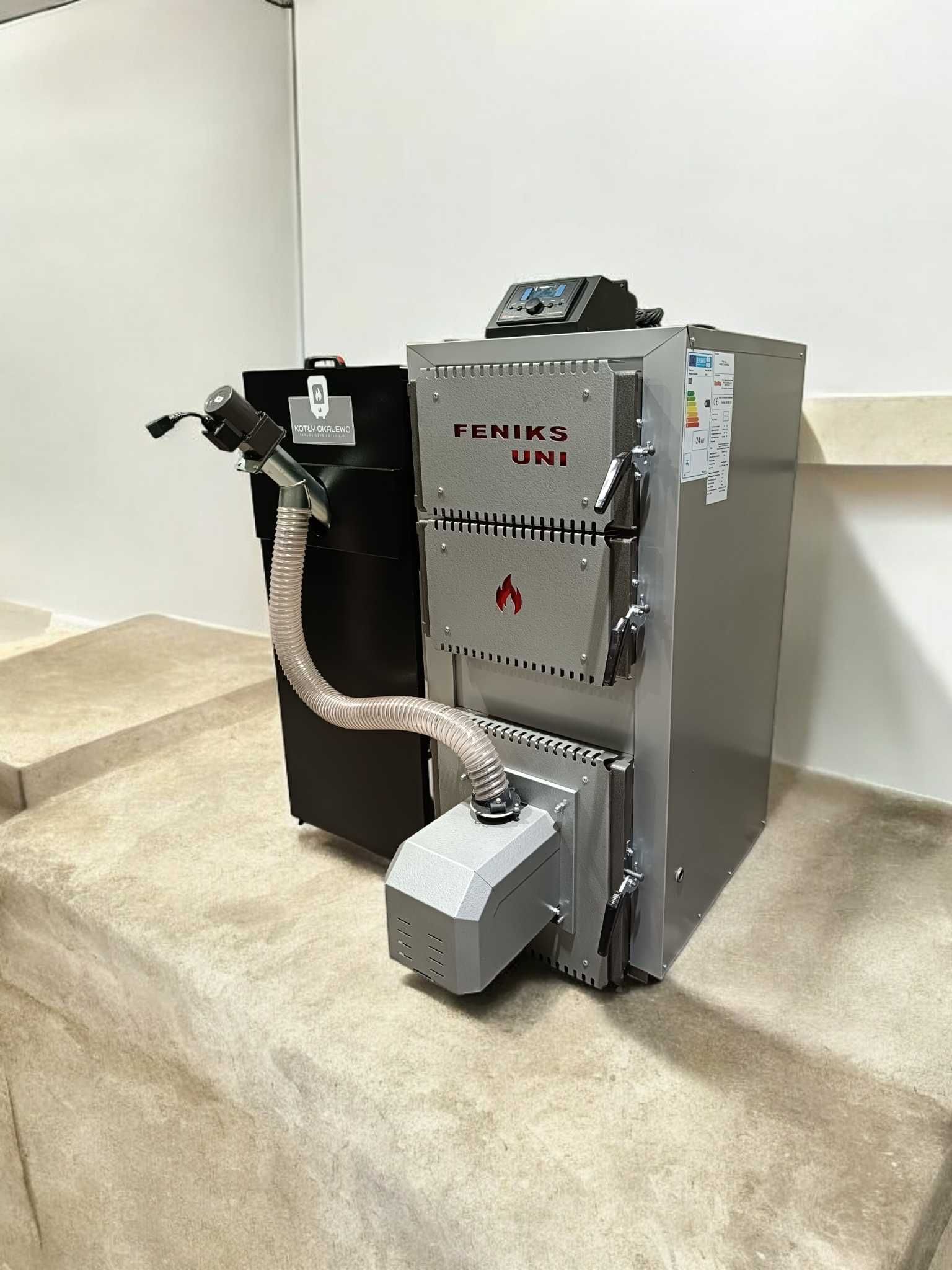 Kocioł pelletowy FENIKS UNI BIO 13kW – 5 Klasa ECODESIGN Lista ZUM