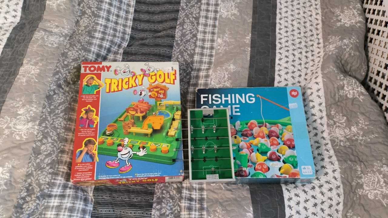 Mega zestaw 3 in 1 Gry dla dzieci Tricky golf+Fishing+Football
