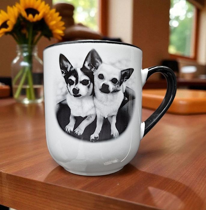 Piękny kubeczek ceramiczny do kawy herbaty chihuahua rasy psów