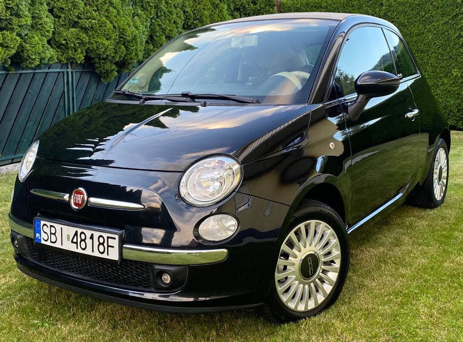 Fiat 500 Piękny Fiat 500c *Bezwypadkowy*