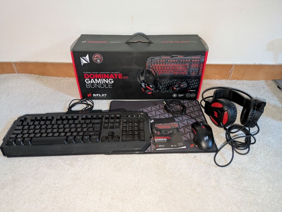 Teclado rató y auriculares aproveite