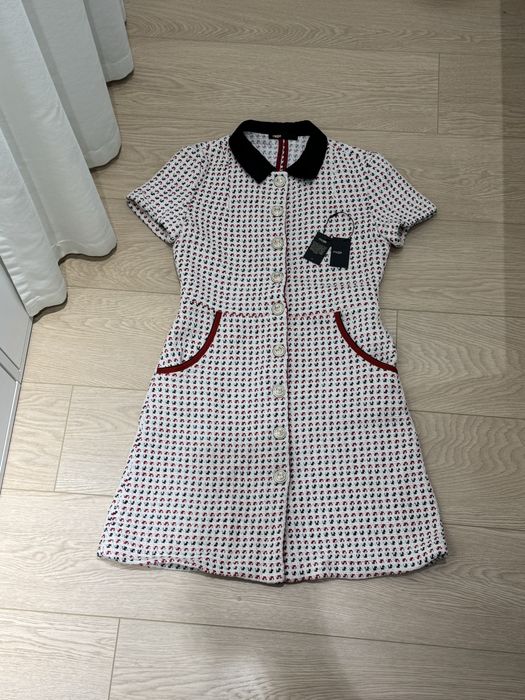 Платье sandro оригинал твидовое 36/38 maje