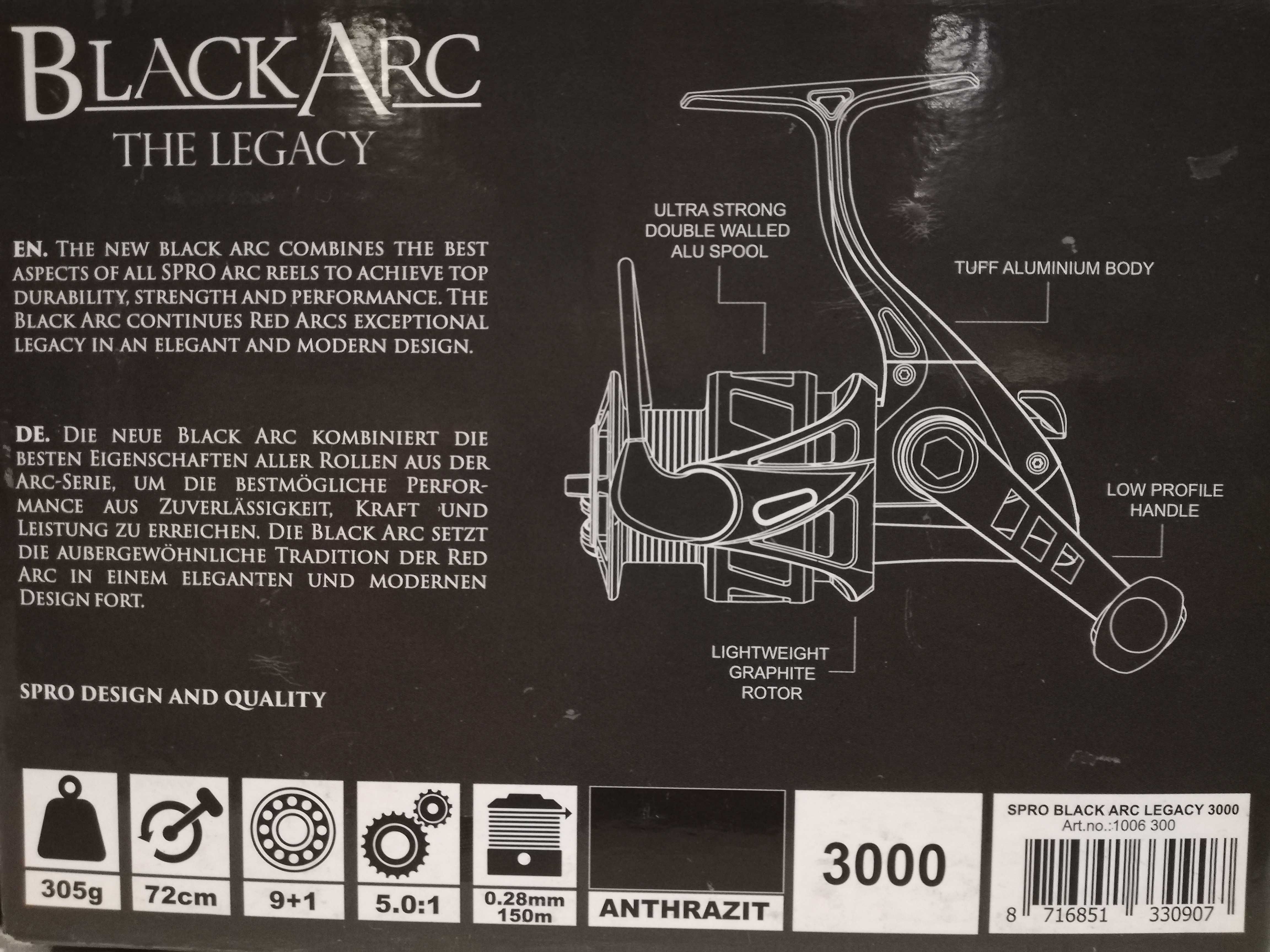 Катушка SPRO Black Arc The Legacy 3000