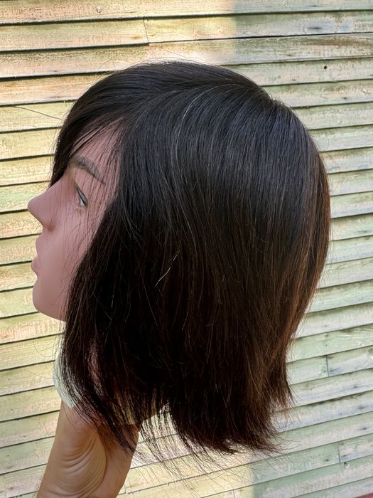 100% натуральне волосся, чоловічий манекен для барбера (болванка)