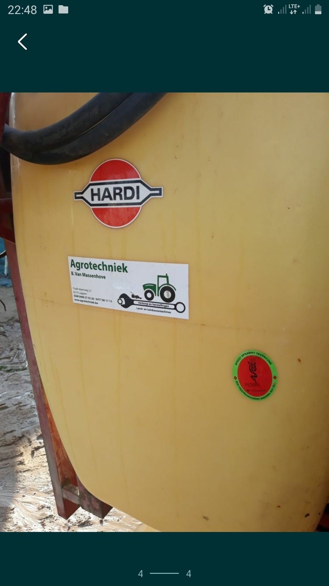 Opryskiwacz Hardi 1000l