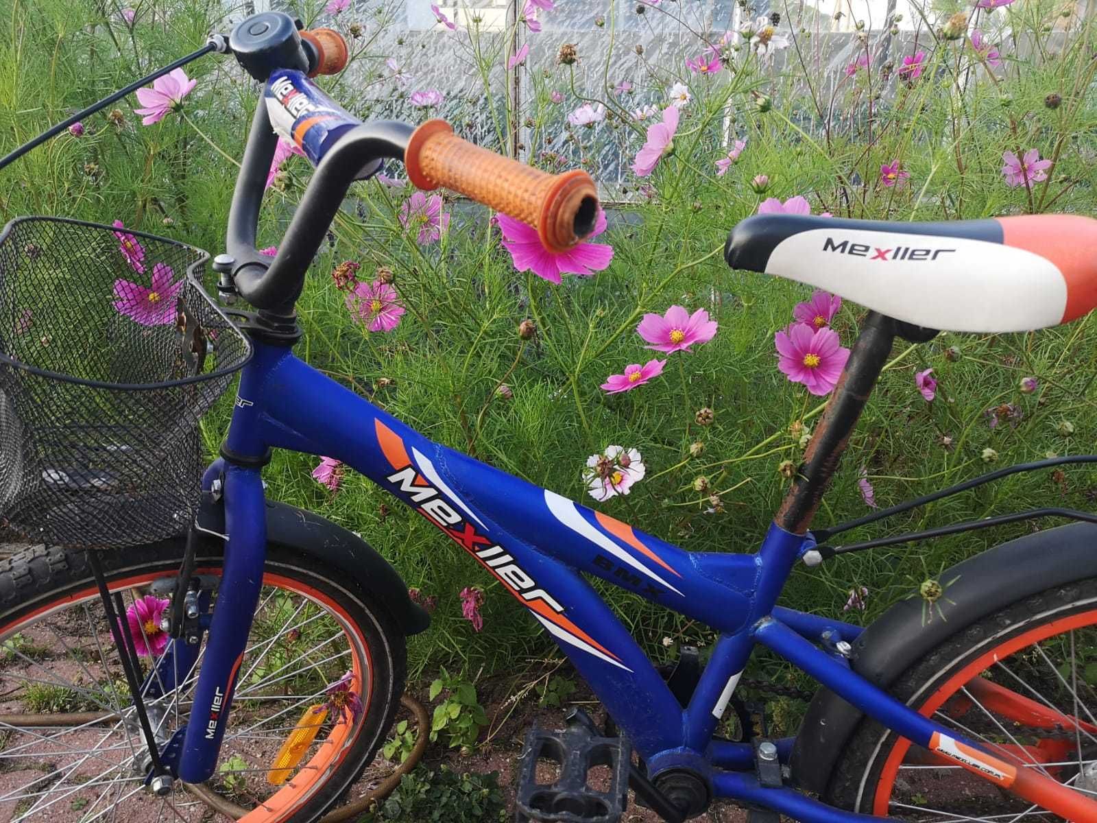 Rower dziecięcy Mexller BMX 20 niebieski  koło 20 "