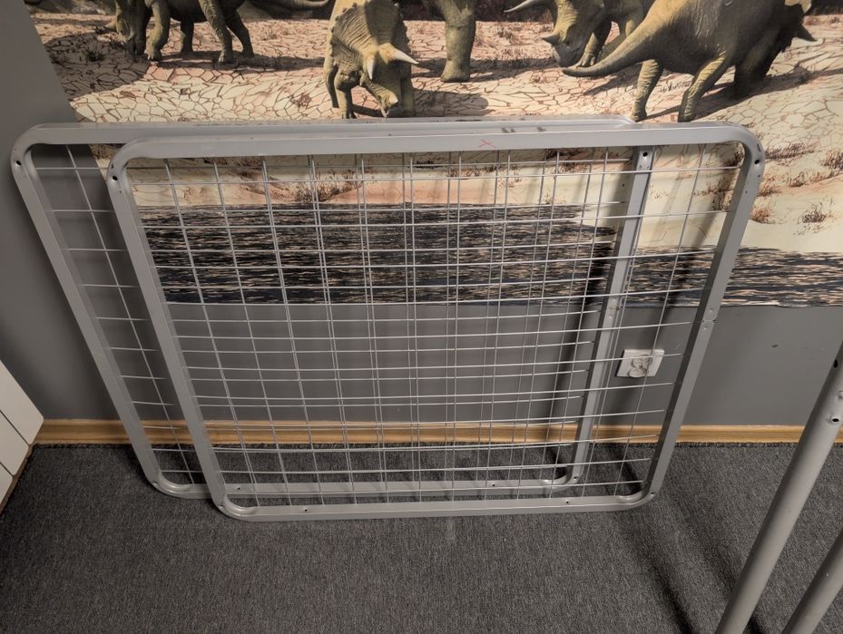 Łóżko piętrowe IKEA Tromso jak Svarta antresola z biurkiem i półką