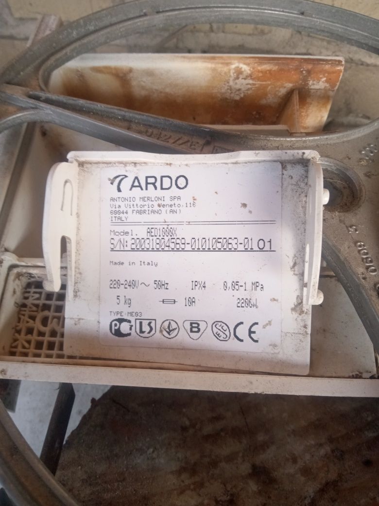 Індикація від пральної машини ardo
