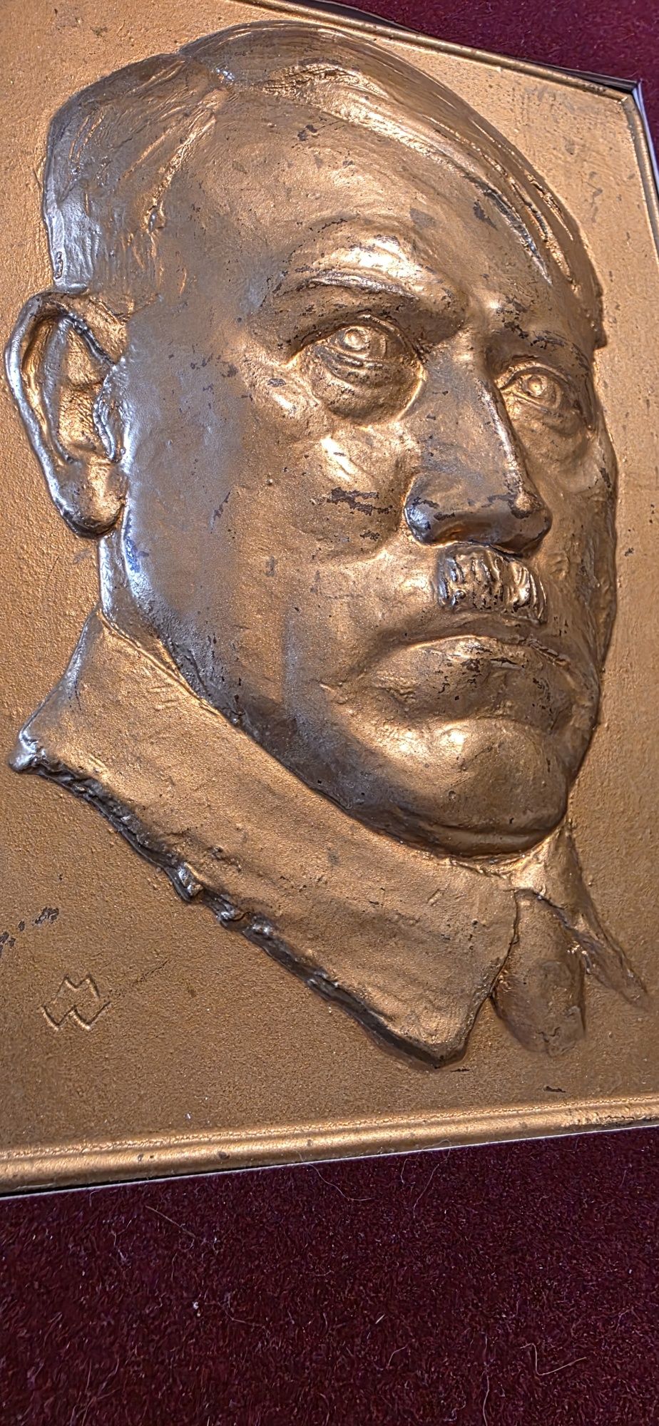 Niemcy, III Rzesza. Płaskorzeźba w ramie – Adolf Hitler