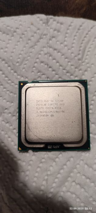 Продам процессор intel core 2 duo 3.06 E7600