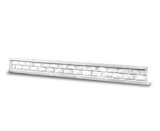 Ogrodzenie panelowe podmurówka 30cm x 246cm cegła 30cm x 250cm