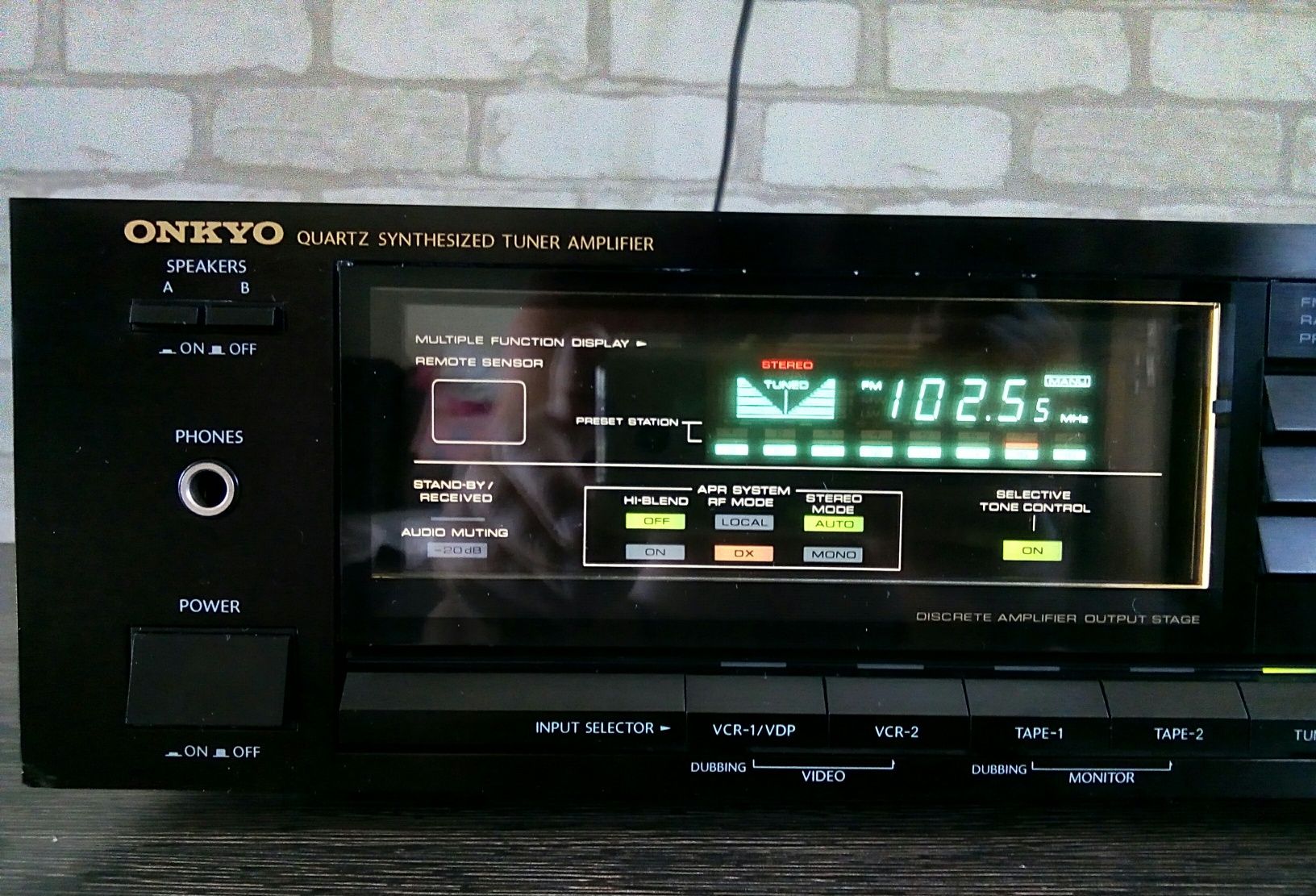 Onkyo TX-7430 Quartz Synthesized Tuner Amplifier 1987