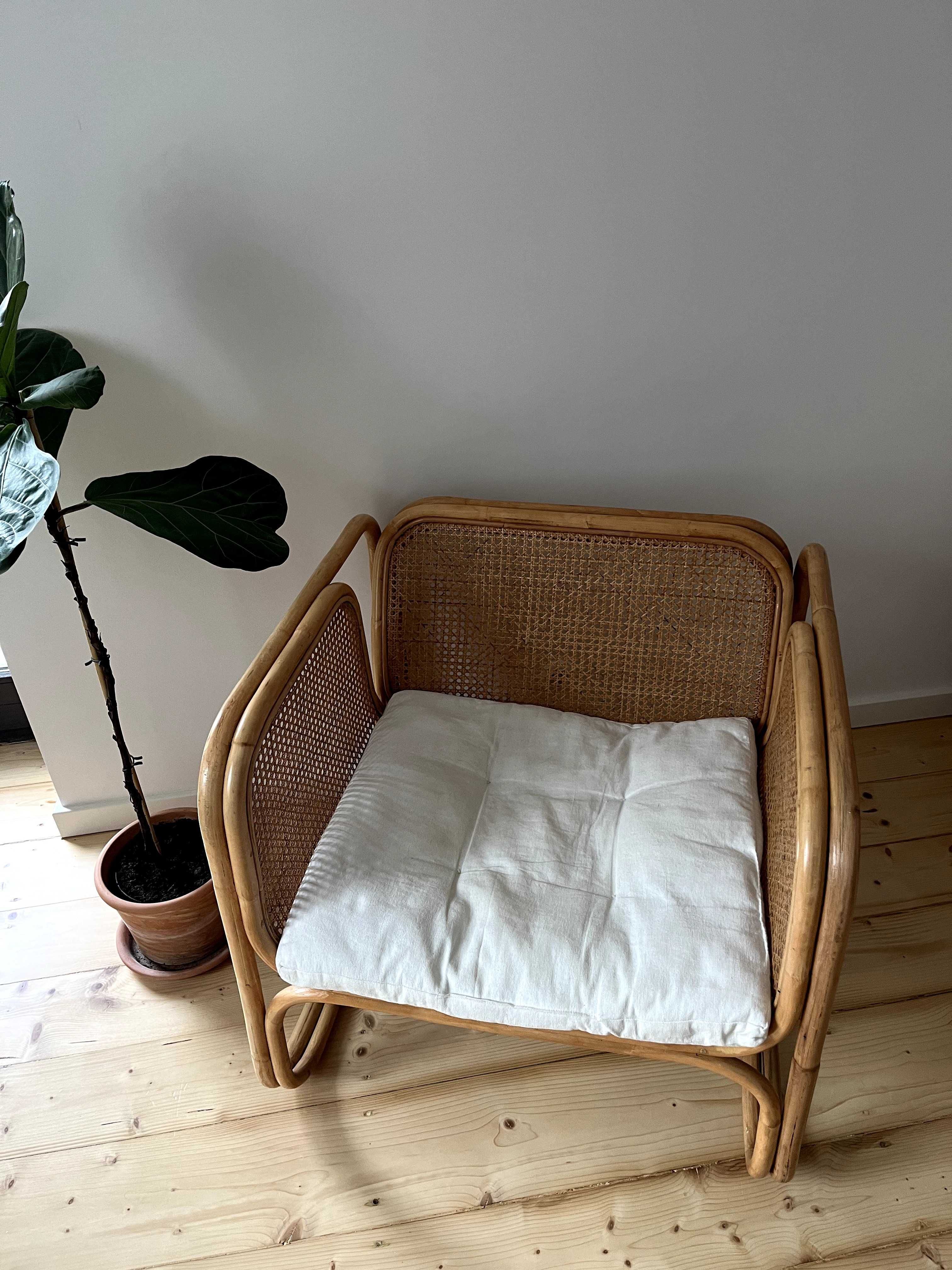 Fotel ratanowy Franco Rattan Laurent – Yestersen IKEA sklum kave boho