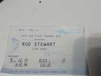 Bilet,koncert Rod Stewart 2005