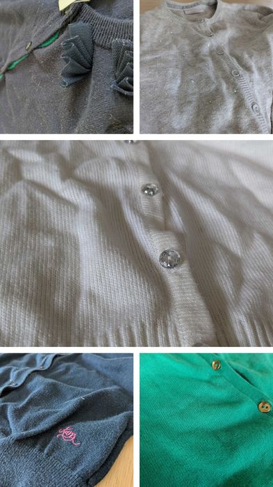 Zestaw sweterków dla dzieci 94,110,116,122,128, CENA ZA CAŁY ZESTAW!!!