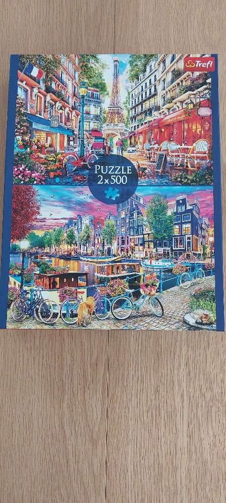 Puzzle 2 x 500 Paryż, Amsterdam.