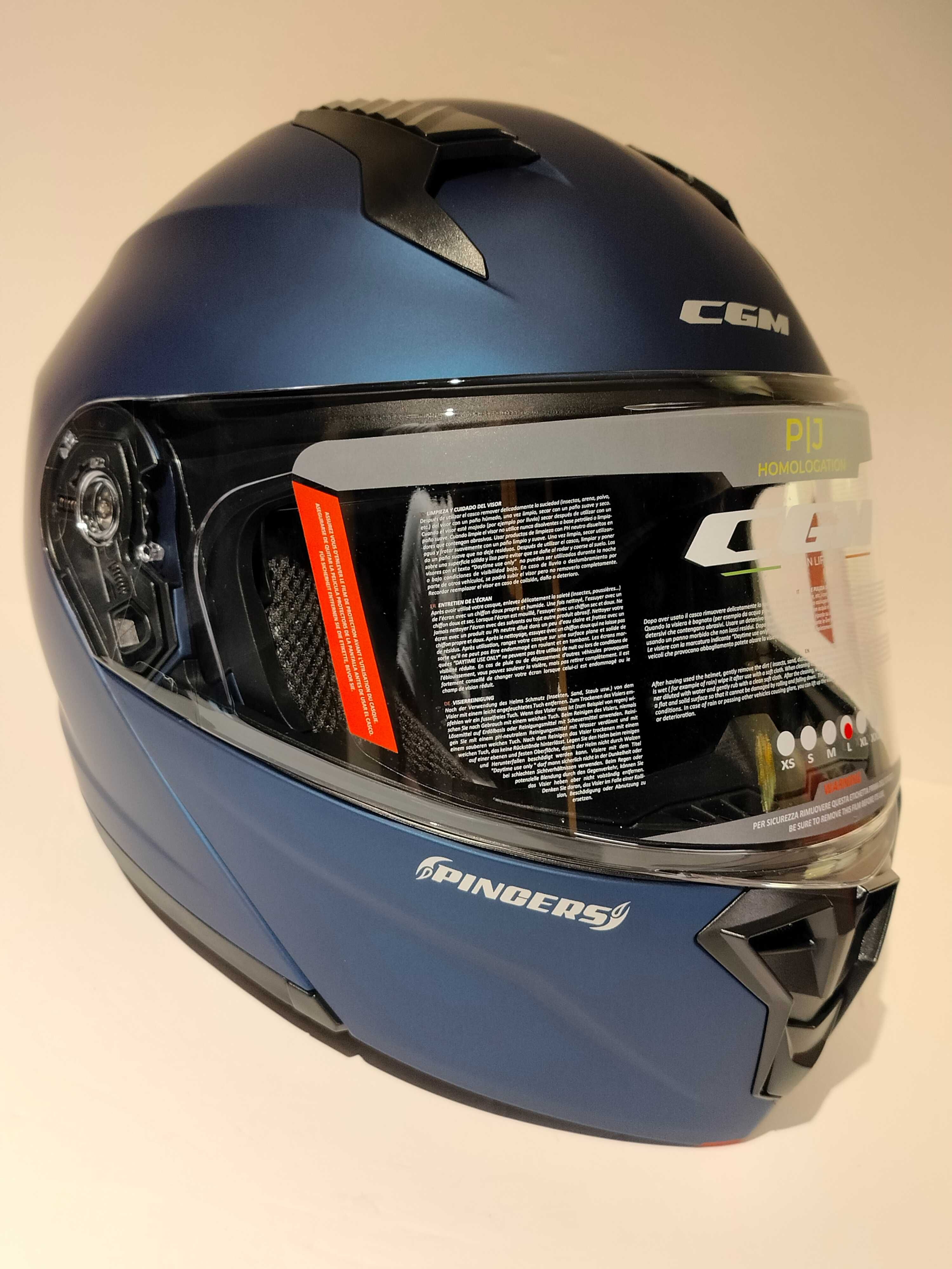 Capacete modular CGM Dupla-Homologação P/J mota scooter novo