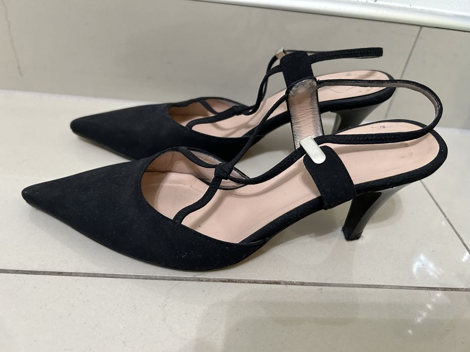 Buty na wesele ślub Vero Cuoio 35/35,5 na obcasie eleganckie szpilki