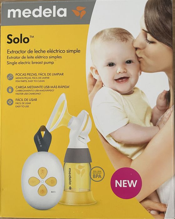 Medela Solo - bomba extratora de leite + extras