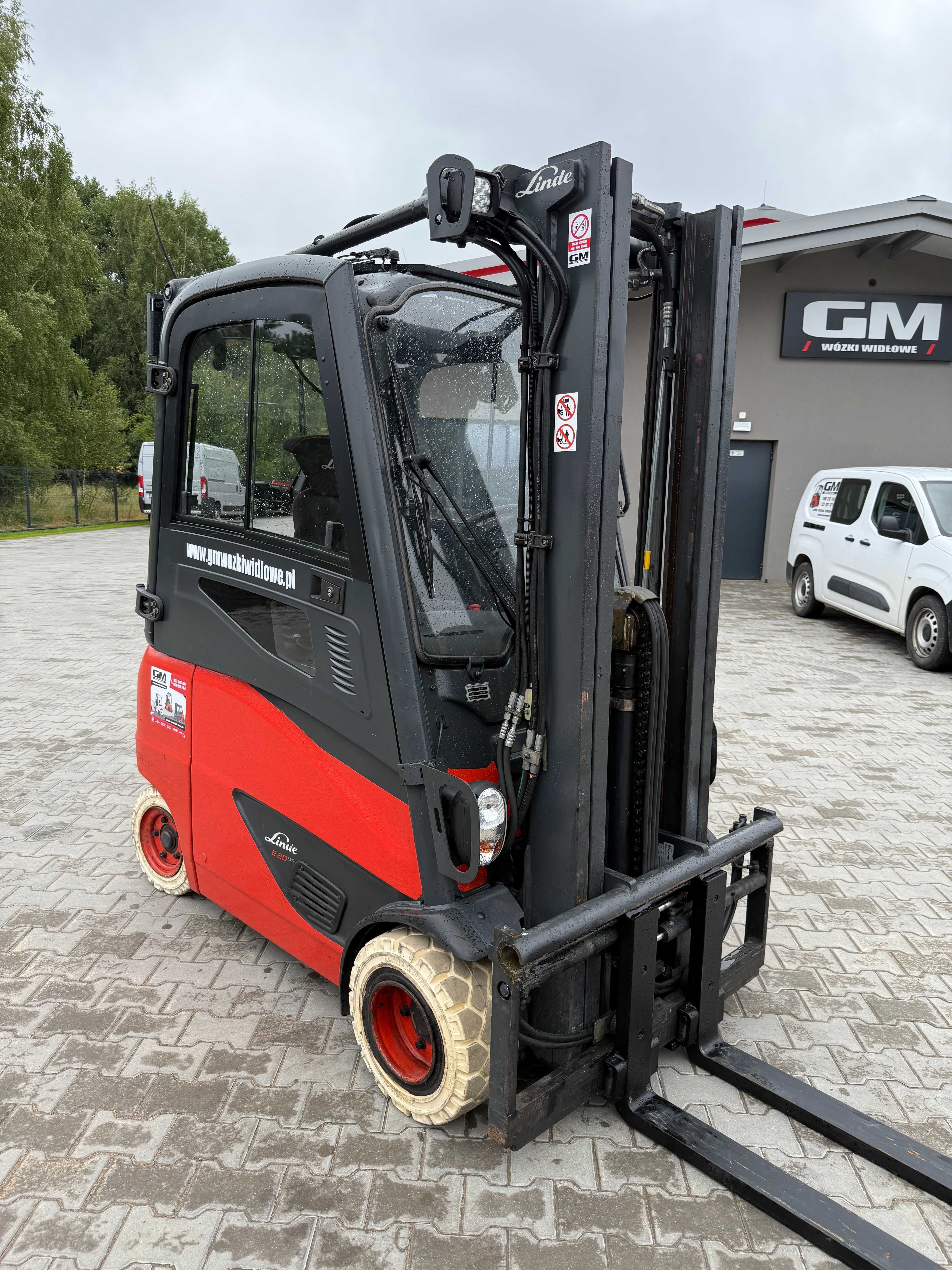 Wózek Widłowy Linde E20 PH 2016 Triplex 5 m Kabina Ogrzewanie