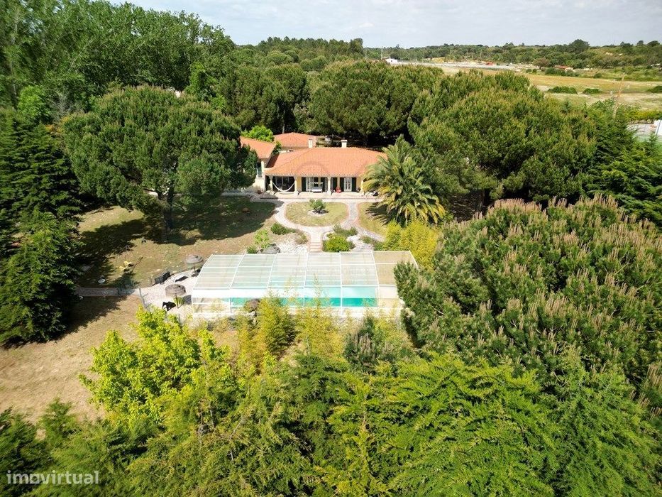 Excelente moradia T4+2 com piscina, em Santo Estêvão, Benavente