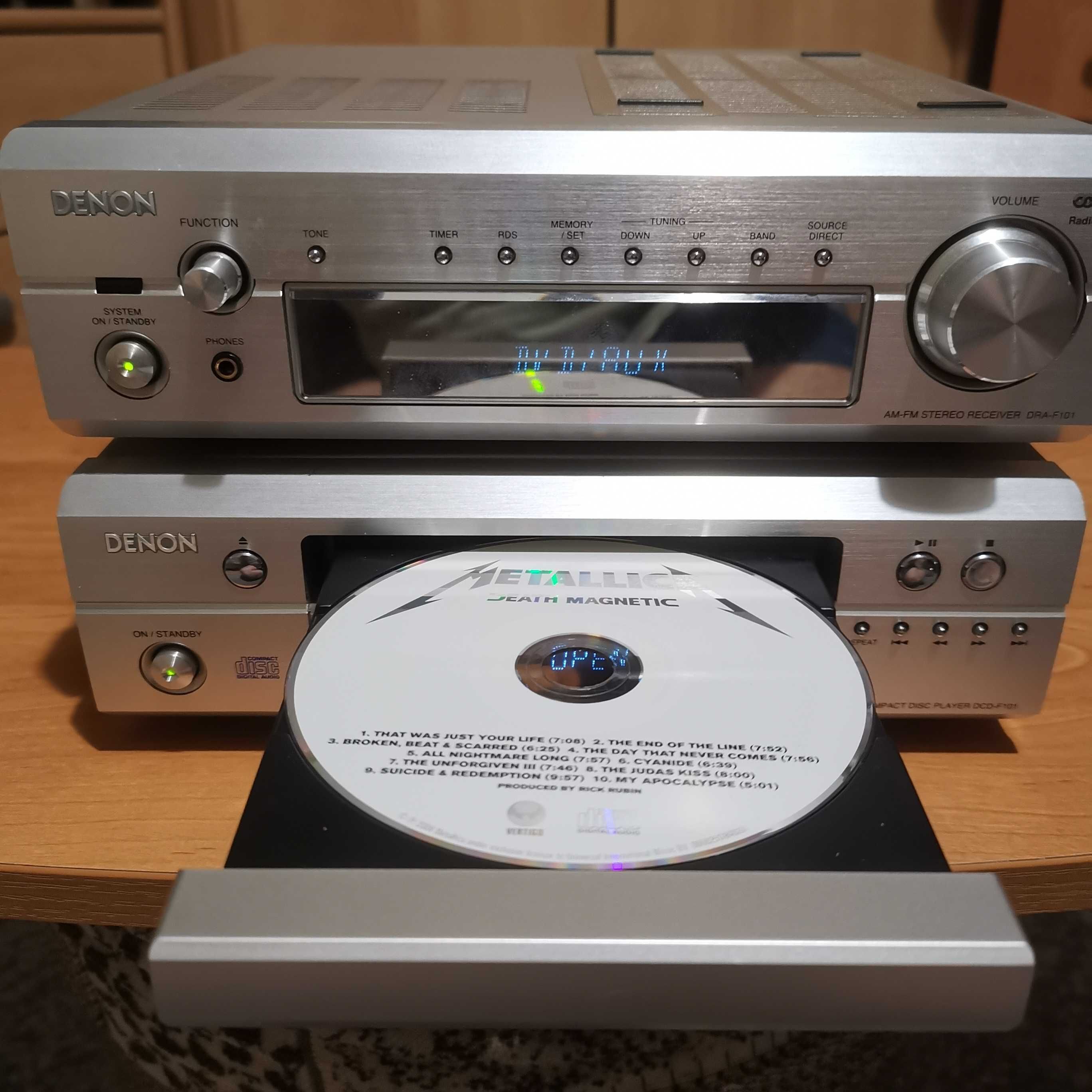 Zestaw stereo DENON DRA-F101 + DCD-F101