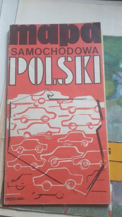 Mapa samochodowa 1975 rok