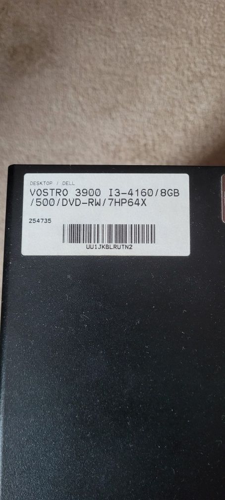 Komputer dell vostro 3900