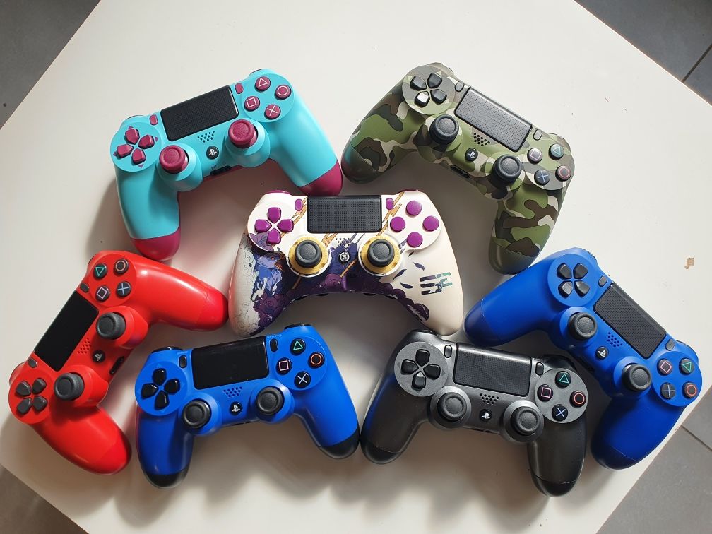 ORYGINALNY PAD PS4 Dualshock 4 Green Camo Black BlueBerry