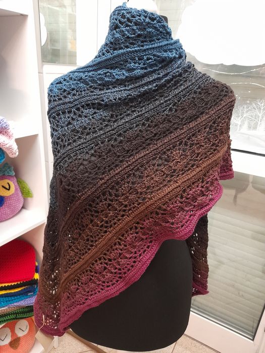 Chusta na szydełku hand made ręcznie robiiona