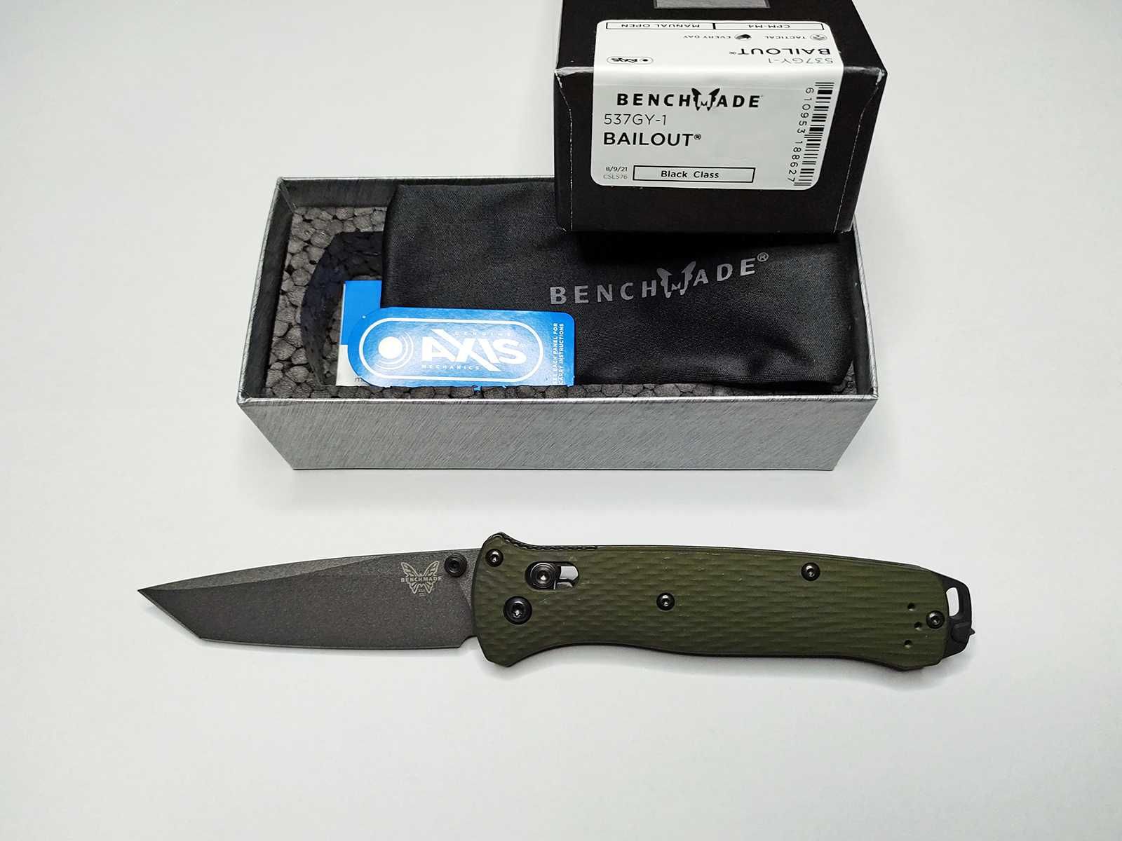 Нож Benchmade 537GY-1 Bailout M4 - Оригинал, USA