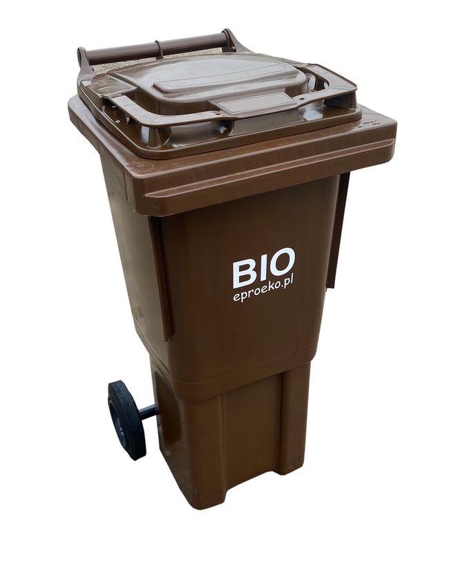 Kosz pojemnik kontener śmietnik na odpady śmieci bio eko 120l 240l EU