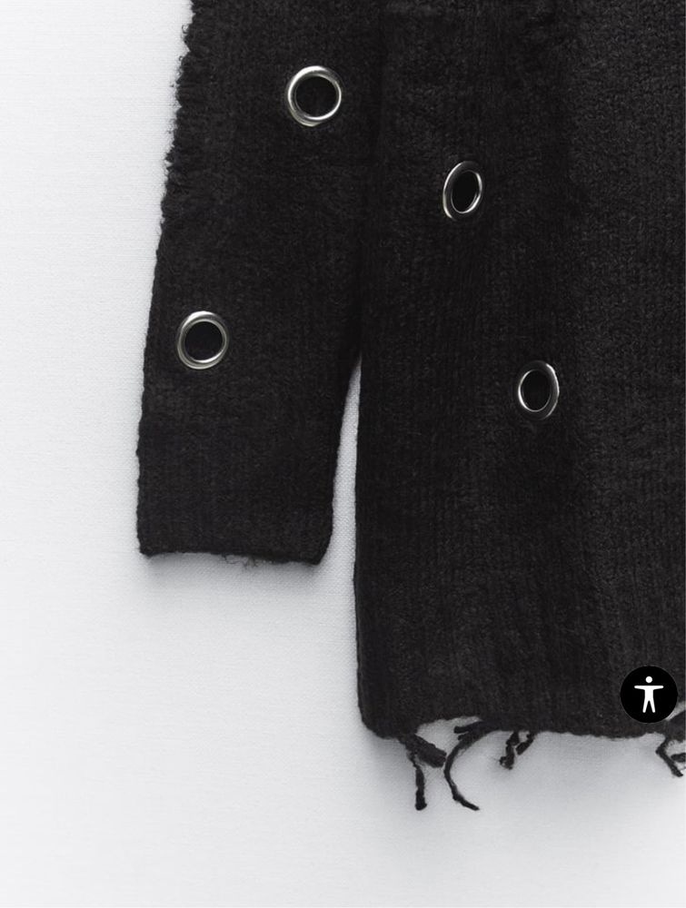 Продам вязаный удлиненный свитер Zara