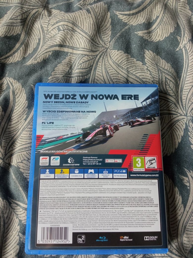 Gra PS4 F1 pegi 3