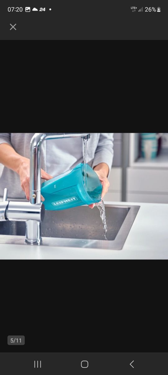 Odkurzacz pionowy Leifheit Regulus Aqua PowerVac - POWYSTAWOWY 100% sp
