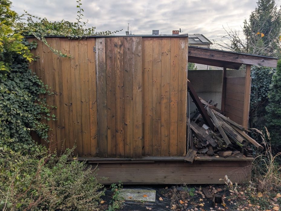 Domek narzędziowy szopka