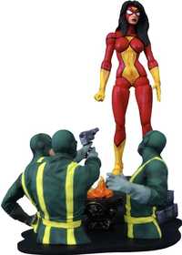 Marvel Diamond Select Spider-Woman Collectible Action Figure w/Base