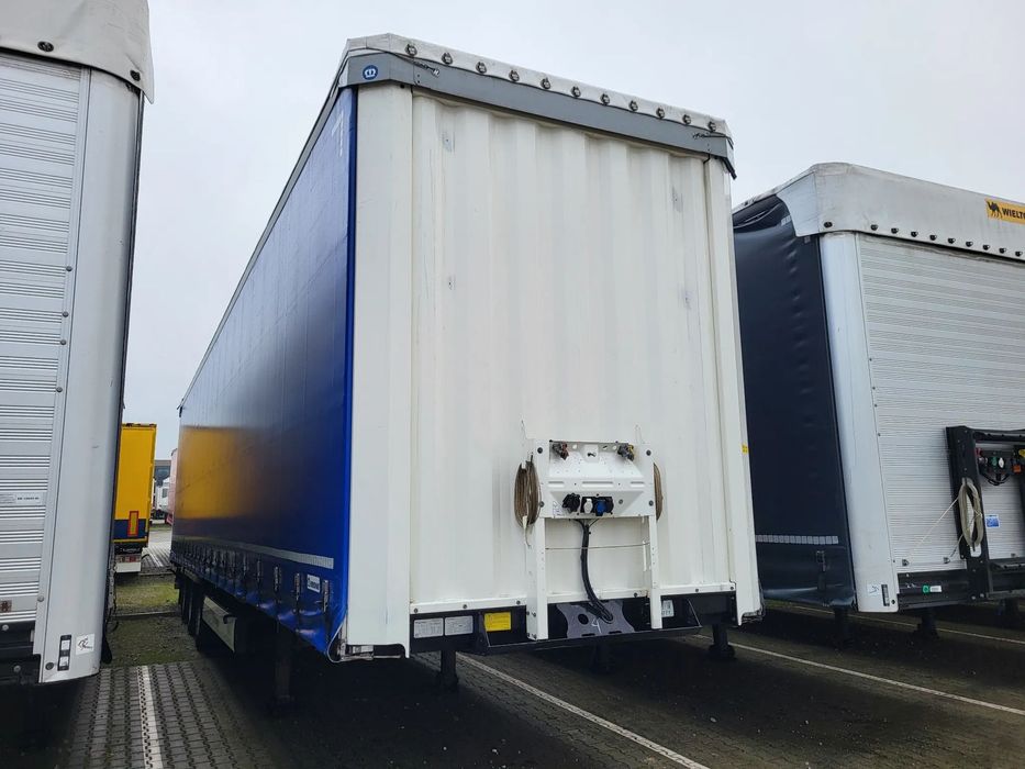 Krone Mega 2020 Osie Krone, Oś Podnoszona  Krone Firana Mega 2020, Kolor plandek do wyboru