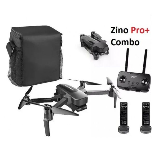 Hubsan Zino PRO Plus Combo – дрон з 4K камерою, GPS, FPV, БК двигуни,